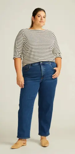 Universal Standard Etta High-Rise Straight-Leg Jeans