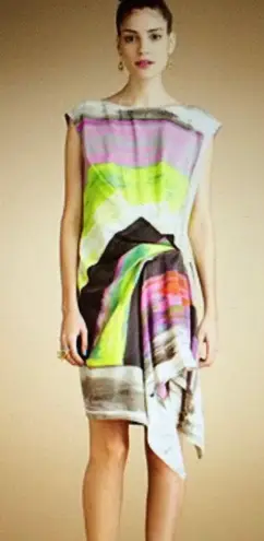 Rachel Roy NWT Watercolor Pleat Dress