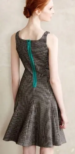 Anthropologie  Bordeaux Tanith Skater Dress NEW