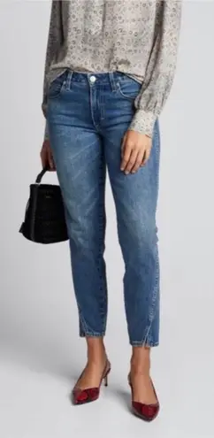 AMO Twist Dark Vintage Blue Wash Women Mid Rise Ankle Jeans Size 25 NWOT