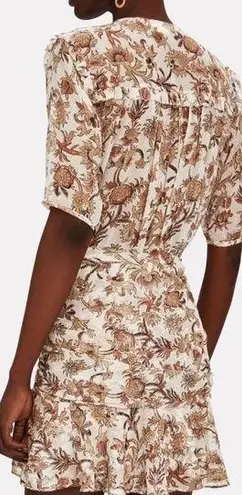 Veronica Beard ππ Dakota Dress Silk ~ Blush Multi-Color Floral Print 4 NWOT