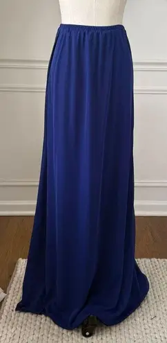 XScape Royal Blue Formal Straight Maxi Skirt Stretchy 6