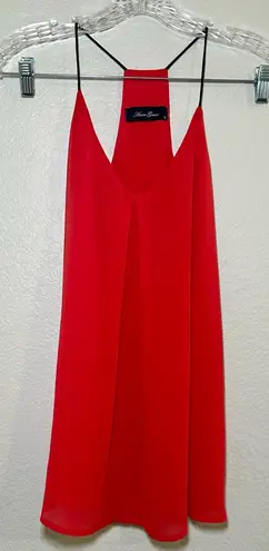 Anna Grace Red Tank Top women’s small office preppy career bold bold resort