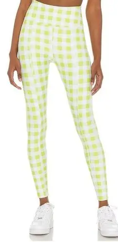 NWT Year of Ours Lime Green Gingham Matching Set Size M