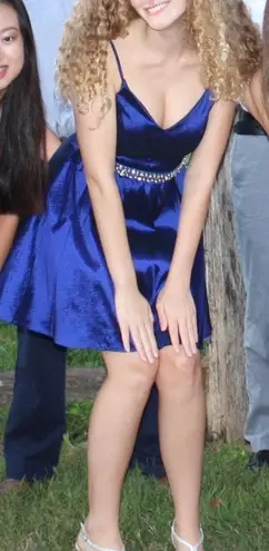 Honey and Rosie Royal Blue Homecoming Dress