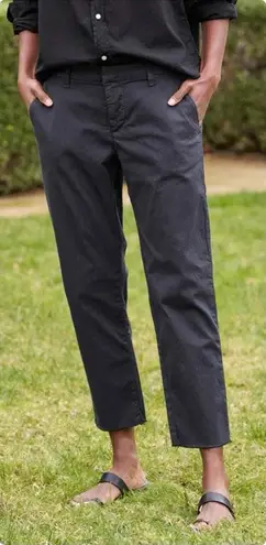 Frank & Eileen Wicklow Cropped Pants | Dark Grey | 12 *FLAW
