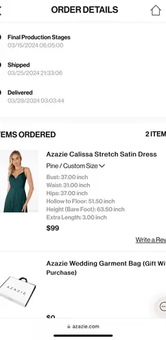 Azazie Bridesmaids Dress