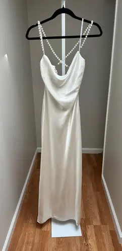 Retrofête Retrofete Revolve Electra Dress Pearl Ivory size Small