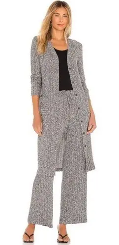 Michael Stars Brooklyn Straight Leg Pants Ribbed Heather gray - Image 1