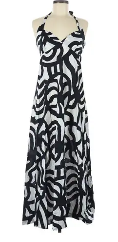 2009 A TRIBUTE TO MARIMEKKO for H&M Boho Halter Geo Bohemian Maxi Dress