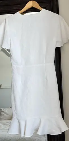 Sandro Albi V Neck White Dress NEW