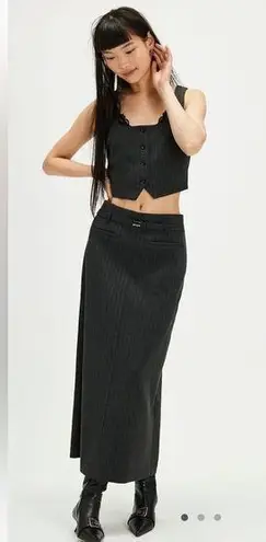 Moon River NWT Pinstripe Suit Skirt