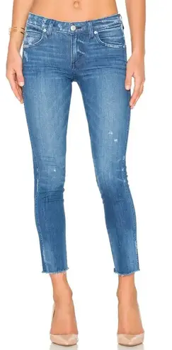 Amo Stix Crop Jeans in Pacific Blue Denim Wash Size 25