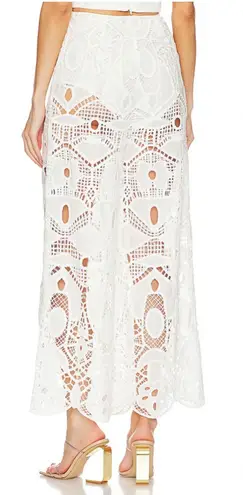 Cult Gaia NWT Cove Lace Swimsuit Coverup Pants in White