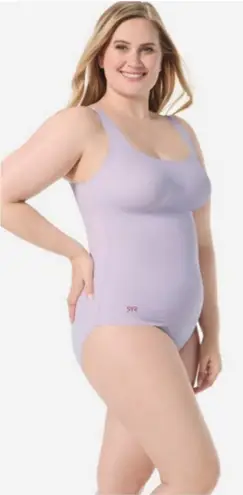 NWT Ruby Ribbon Sleek Shape Tank Lovely Lavender Smoothing Shaping Top Size 46 Purple