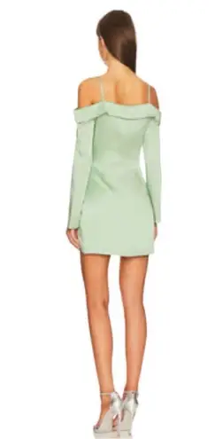 Jonathan Simkhai Edna Off the Shoulder Mini Dress Size 4 Green