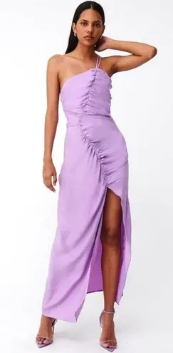 Suboo Purple Slit Maxi Dress L Size L