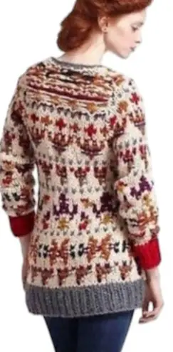 Anthropologie Sleeping On Snow Wool Blend Cardigan GUC Size S/P F227