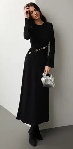 Rtr xs Simon Miller Simm Dress black asymmetrical long sleeve grunge punk emo