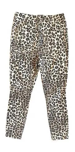 Good American NEW  Good Waist Crop Jeans Snow Leopard