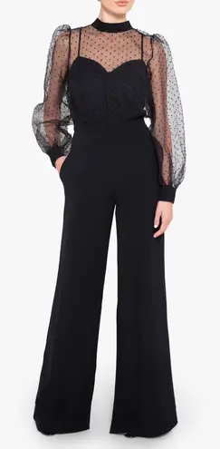 Black Halo Rosalie Jumpsuit Obsidian Charm