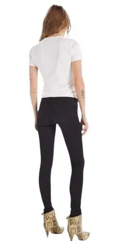 MOTHER THE LOOKER NOT GUILTY BLACK STRETCH JEANS PANTS 24