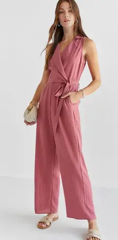 Francesca's Francesca’s Pink Jumpsuit