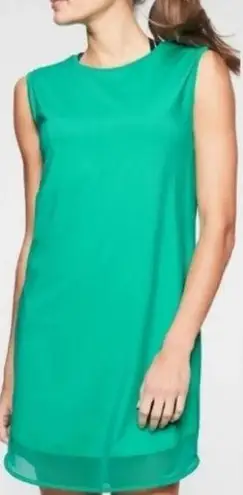 Athleta , Sunlover UPF Lightweight Kelly Green Shift Sleeveless Dress, XS