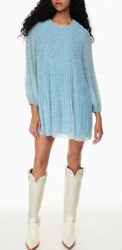 Wilfred $158 Aritzia Day Dreamer Mini Dress Balloon Sleeve Babydoll Floral Fairy