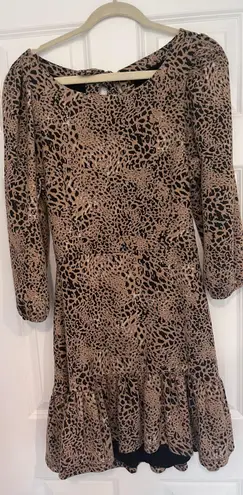 Maeve Anthropologie Leopard Print Dress