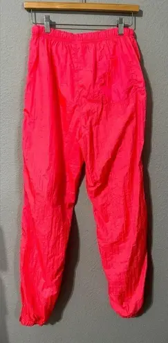Sergio Tacchini Women Pink Vintage Athletic Drawstring Waist Track Pants Sz S