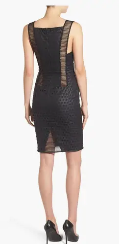 Kendall + Kylie Grid Laser Cut Sheath Dress