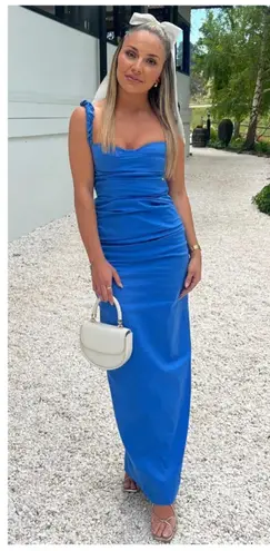 Sir The Label Azul Balconette Gown Size 3 US/8 Blue