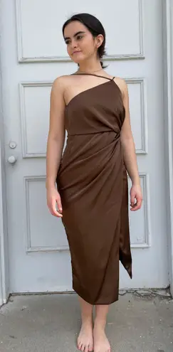Urban Outfitters NWT Beautiful brown contenta midi dress