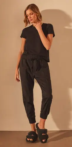 James Perse Mixed Media Jogger Pants