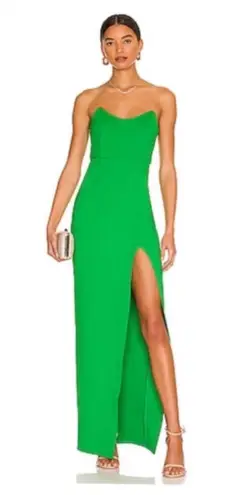 superdown green maxi dress