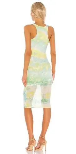 Lovers + Friends / Revolve Harriet Sequin Midi Dress in Tie Dye