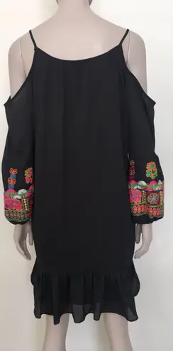 Vava by Joy Han Gabi Cold Shoulder Embroidered Dress