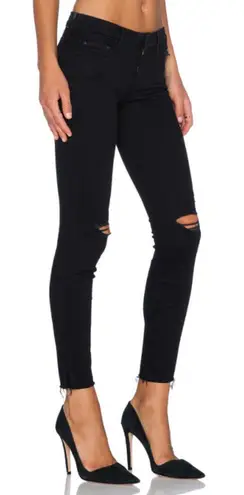 Mother Looker Ankle Fray in Guilty As Sin 31" As Seen On Kristen Stewart Black