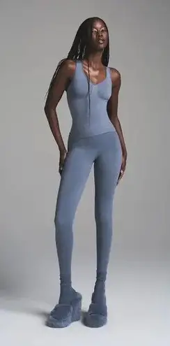 SKIMS NWOT Seamless Sculpt Tank Top Sz Medium Color Steel Blue