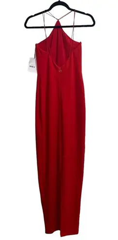 Nookie NEW NWT Trinity Maxi Gown In Cherry Red