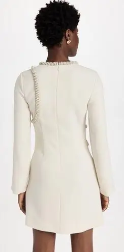 Jonathan Simkhai NEW NWT Katherine Diamante Embroidery Cutout Mini Dress Nougat