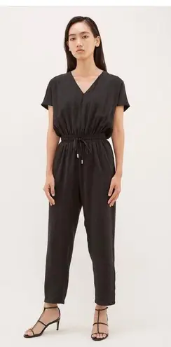 The Editor’s Market Moll V-Neck Jumpsuit in Black