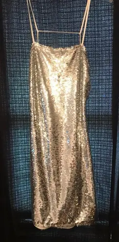 Metro Open Back Sequin Sparkle Dress - Image 1
