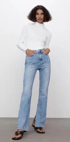 ZARA Z1975 High Rise Slim Flared Jeans