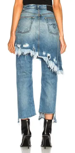 R13 Double Classic Denim Skirt Jeans