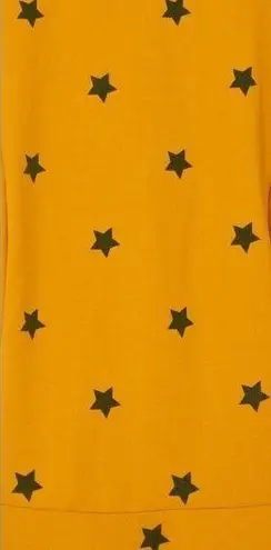 Unique Vintage Gwynnie Bee Yellow Star Print Fit-And-Flare Dress, XL