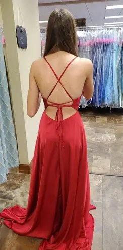 Clarisse Red Prom Dress