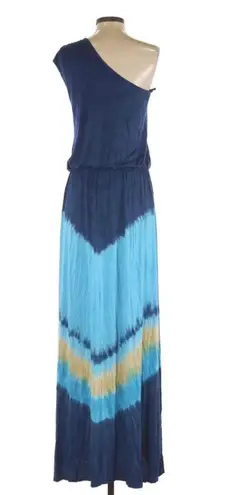 Anthropologie Sunday in Brooklyn Maxi Dress S Jersey Tie Dye One Shoulder