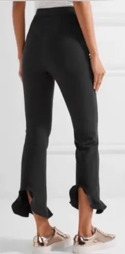 Opening Ceremony Women’s High Waist Ruffle Leg Black Trouser Dress Pant Size 12